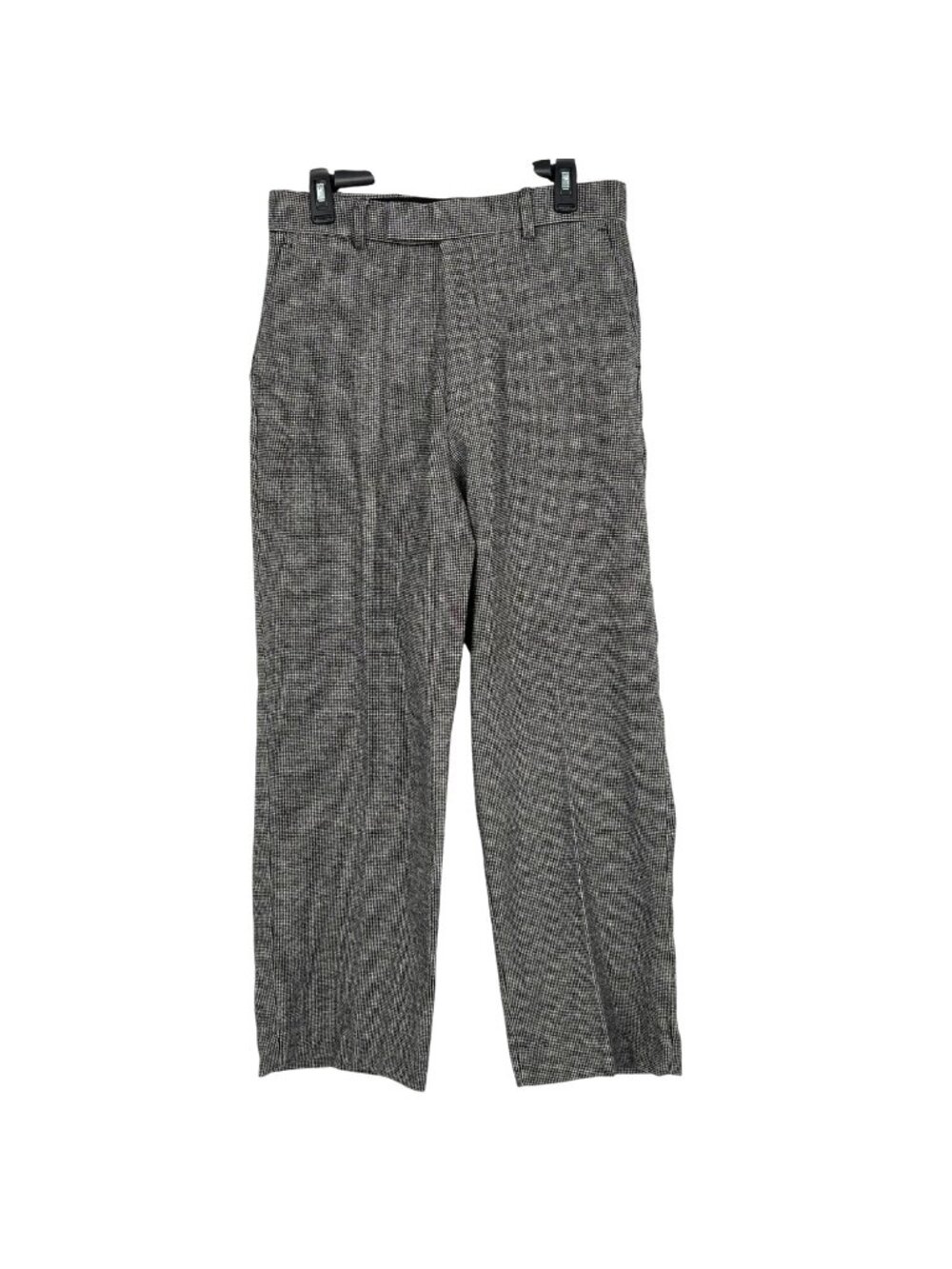 Asos Design Mens Check Pants Black Size 32 NWOT Minimalist